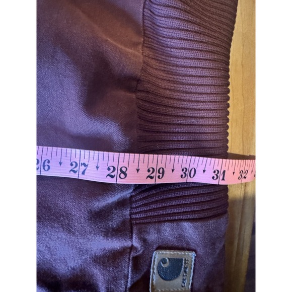 Carhartt Vintage Santa Fe Red Clay Men's Work Coat X-Large Tall Quilted Flannel - Picture 14 of 14